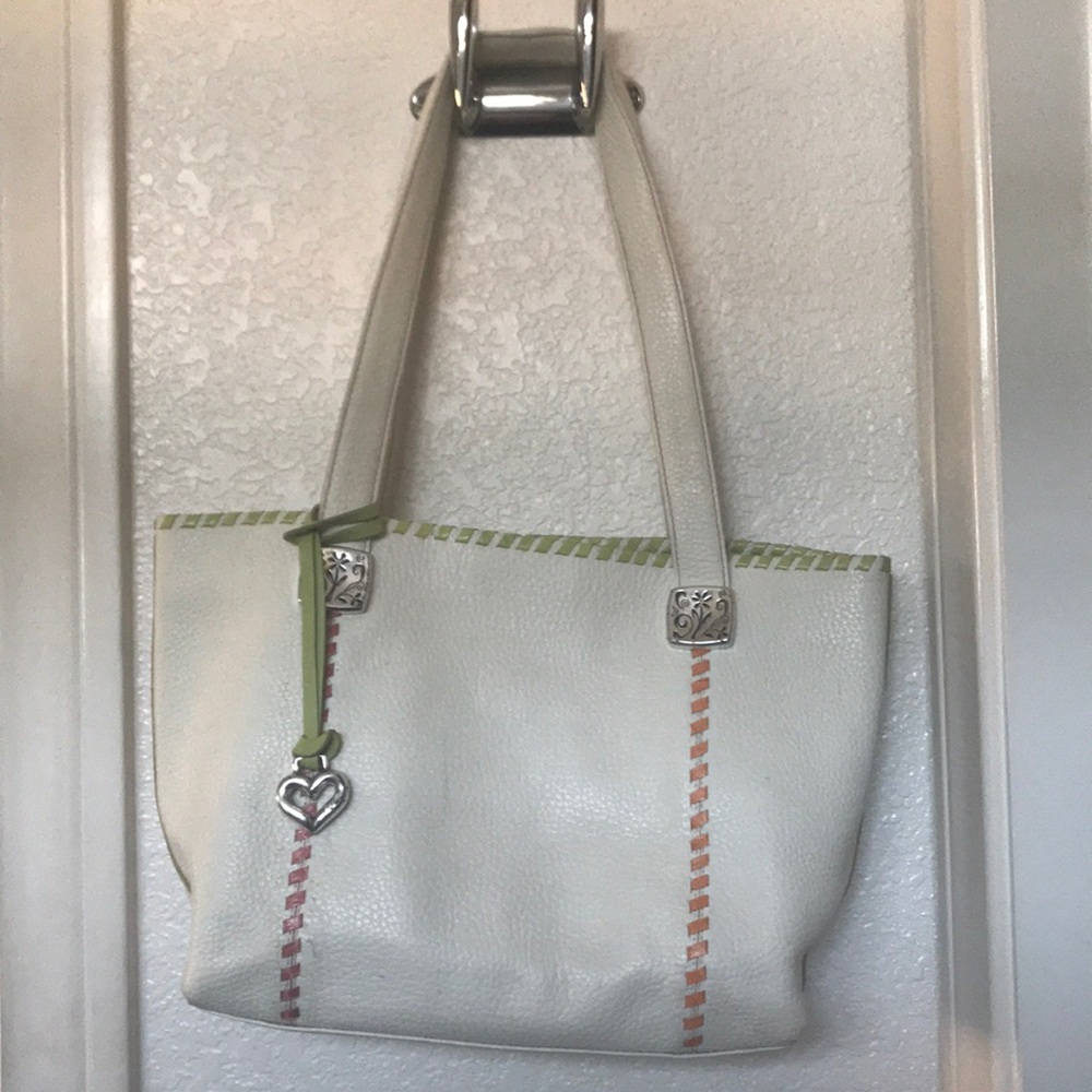 White leather Brighton Purse